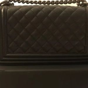 Chanel “So Black” Medium Le Boy Bag in Black